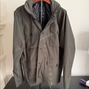 Abercrombie & Fitch Men's Olive Military Jacket